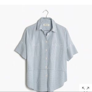 Madewell courier shirt in play stripe small